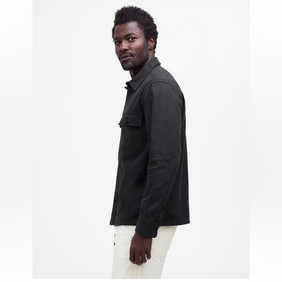 Madewell Garment-Dyed Straight-Hem Work Shirt - Picture 3 of 10